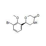 (R)-6-(3-Bromo-2-methoxyphenyl)morpholin-3-one