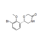 (S)-6-(3-Bromo-2-methoxyphenyl)morpholin-3-one