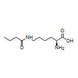 (S)-2-Amino-6-butyramidohexanoic Acid