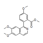 Methyl 2-(6,7-Dimethoxyisoquinolin-1-yl)-5-methoxybenzoate