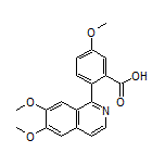 2-(6,7-Dimethoxyisoquinolin-1-yl)-5-methoxybenzoic Acid