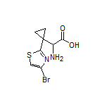 2-Amino-2-[1-(4-bromothiazol-2-yl)cyclopropyl]acetic Acid