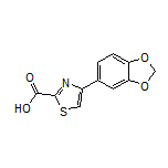 4-(Benzo[d][1,3]dioxol-5-yl)thiazole-2-carboxylic Acid