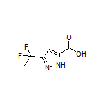 3-(1,1-Difluoroethyl)-1H-pyrazole-5-carboxylic Acid