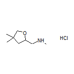 1-(4,4-Dimethyltetrahydrofuran-2-yl)-N-methylmethanamine Hydrochloride