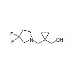 [1-[(3,3-Difluoropyrrolidin-1-yl)methyl]cyclopropyl]methanol