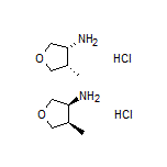 cis-4-Methyltetrahydrofuran-3-amine Hydrochloride