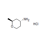 (2S,4R)-2-Methyltetrahydro-2H-pyran-4-amine Hydrochloride