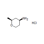 (2S,4S)-2-Methyltetrahydro-2H-pyran-4-amine Hydrochloride