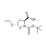 (3S,5S)-2-Boc-5-ethoxyisoxazolidine-3-carboxylic Acid