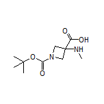 1-Boc-3-(methylamino)azetidine-3-carboxylic Acid