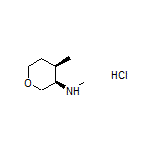 (3R,4R)-N,4-Dimethyltetrahydro-2H-pyran-3-amine Hydrochloride
