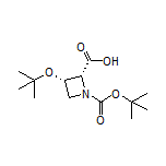 (2R,3S)-3-(tert-Butoxy)-1-Boc-azetidine-2-carboxylic Acid