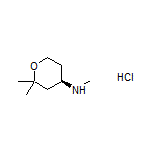 (R)-N,2,2-Trimethyltetrahydro-2H-pyran-4-amine Hydrochloride