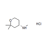 (S)-N,2,2-Trimethyltetrahydro-2H-pyran-4-amine Hydrochloride