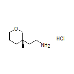 (S)-2-(3-Methyltetrahydro-2H-pyran-3-yl)ethanamine Hydrochloride