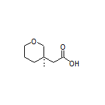 (R)-2-(3-Methyltetrahydro-2H-pyran-3-yl)acetic Acid