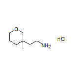 2-(3-Methyltetrahydro-2H-pyran-3-yl)ethanamine Hydrochloride
