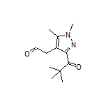 2-(1,5-Dimethyl-3-pivaloyl-1H-pyrazol-4-yl)acetaldehyde