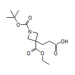 3-(1-Boc-3-(ethoxycarbonyl)azetidin-3-yl)propanoic Acid