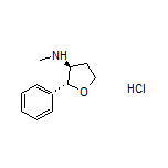 (2R,3S)-N-Methyl-2-phenyltetrahydrofuran-3-amine Hydrochloride