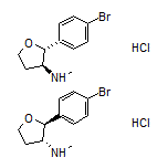 trans-2-(4-Bromophenyl)-N-methyltetrahydrofuran-3-amine Hydrochloride