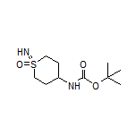 4-(Boc-amino)-1-iminotetrahydro-2H-thiopyran 1-Oxide