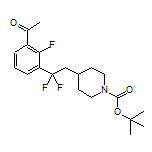 3’-[2-(1-Boc-4-piperidyl)-1,1-difluoroethyl]-2’-fluoroacetophenone
