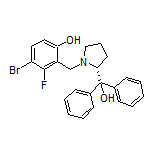(R)-4-Bromo-3-fluoro-2-[[2-(hydroxydiphenylmethyl)pyrrolidin-1-yl]methyl]phenol