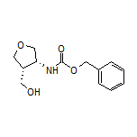[(3R,4R)-4-(Cbz-amino)tetrahydrofuran-3-yl]methanol