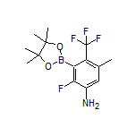 3-Amino-2-fluoro-5-methyl-6-(trifluoromethyl)phenylboronic Acid Pinacol Ester