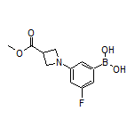 3-Fluoro-5-[3-(methoxycarbonyl)azetidin-1-yl]phenylboronic Acid