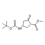 Methyl 4-(Boc-amino)-2-oxocyclopentanecarboxylate