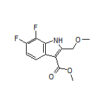 Methyl 6,7-Difluoro-2-(methoxymethyl)-1H-indole-3-carboxylate