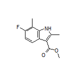 Methyl 6-Fluoro-2,7-dimethyl-1H-indole-3-carboxylate