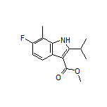 Methyl 6-Fluoro-2-isopropyl-7-methyl-1H-indole-3-carboxylate