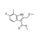 Methyl 6-Fluoro-2-(methoxymethyl)-7-methyl-1H-indole-3-carboxylate