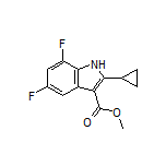 Methyl 2-Cyclopropyl-5,7-difluoro-1H-indole-3-carboxylate