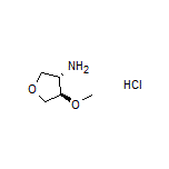 (3S,4R)-4-Methoxytetrahydrofuran-3-amine Hydrochloride