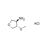 (3R,4S)-4-Methoxytetrahydrofuran-3-amine Hydrochloride