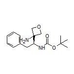 (S)-3-[1-(Boc-amino)-2-phenylethyl]oxetan-3-amine