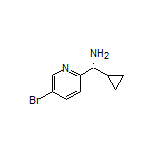 (R)-(5-Bromopyridin-2-yl)(cyclopropyl)methanamine