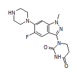 1-[5-Fluoro-1-methyl-6-(piperazin-1-yl)-1H-indazol-3-yl]dihydropyrimidine-2,4(1H,3H)-dione
