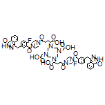 2,2’-[4,10-Bis(carboxymethyl)-1,4,7,10-tetraazacyclododecane-1,7-diyl]bis[5-[4-[2-fluoro-5-[(4-oxo-3,4-dihydrophthalazin-1-yl)methyl]benzoyl]piperazin-1-yl]-5-oxopentanoic acid]