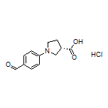(S)-1-(4-Formylphenyl)pyrrolidine-3-carboxylic Acid Hydrochloride