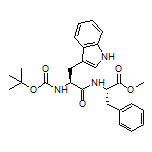 Methyl (S)-2-[(S)-2-(Boc-amino)-3-(3-indolyl)propanamido]-3-phenylpropanoate
