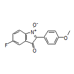5-Fluoro-2-(4-methoxyphenyl)-3-oxo-3H-indole 1-Oxide