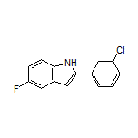 2-(3-Chlorophenyl)-5-fluoro-1H-indole