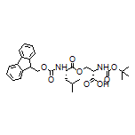 (S)-3-[[(S)-2-(Fmoc-amino)-4-methylpentanoyl]oxy]-2-(Boc-amino)propanoic Acid