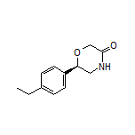(R)-6-(4-Ethylphenyl)morpholin-3-one